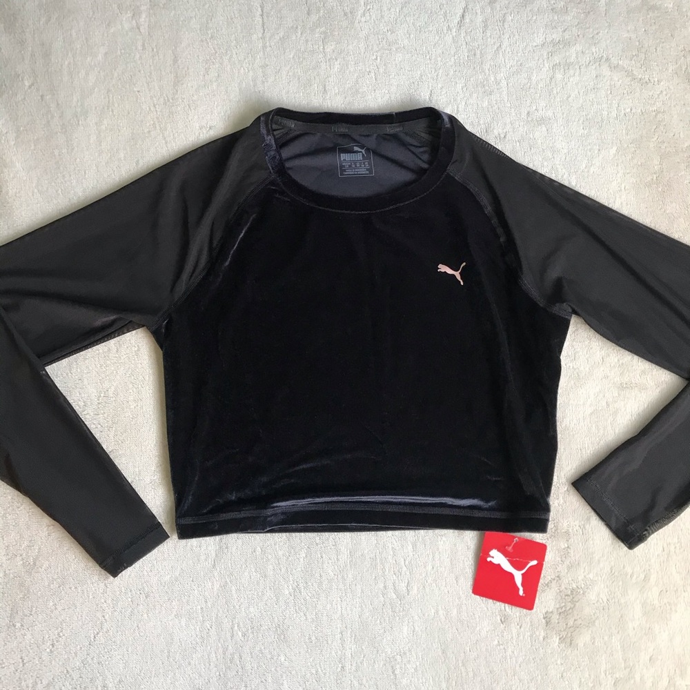 NWT Puma Crop Workout Top